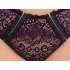 Cottelli Plus - Ensemble soutien-gorge transparent motifs (violet)