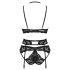 Obsessive Alessya - Ensemble de lingerie dentelle (noir)