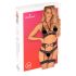 Obsessive Alessya - Ensemble de lingerie dentelle (noir) - M/L