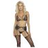 Ensemble blanc embrassable - noir