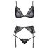 Ensemble blanc embrassable - noir
