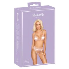 Kissable - ensemble lingerie dentelle (rose)