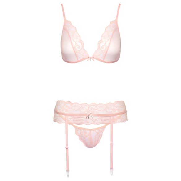 Kissable - ensemble lingerie dentelle - rose