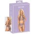 Ensemble baisable - lingerie en dentelle (violet) - L/XL