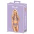 Ensemble baisable - lingerie en dentelle (violet) - L/XL