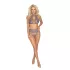 Kissable - ensemble de lingerie en dentelle (violet) - L/XL