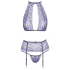 Kissable - ensemble de lingerie en dentelle (violet) - L/XL