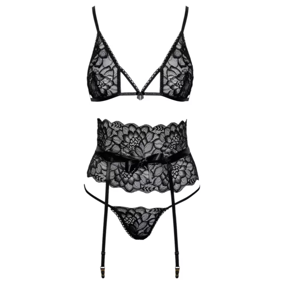 Kissable - Ensemble soutien-gorge à bretelles (noir)