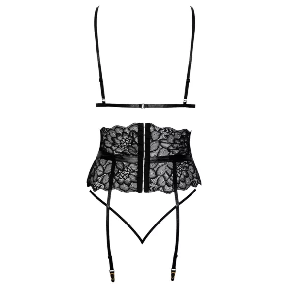 Kissable - Ensemble soutien-gorge à bretelles (noir)