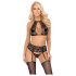 Kissable - Ensemble soutien-gorge dentelle noir dos nu - L/XL