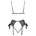 Kissable - soutien-gorge noir brodé rose-lilas