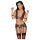 Cottelli Bondage - Ensemble lingerie & menottes (noir-violet) - M