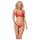 Ensemble soutien-gorge en dentelle à lanières Obsessive 838-SET-3 (rouge)