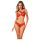 Ensemble lingerie croisé rouge Obsessive Atenica