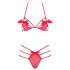 Ensemble lingerie Obsessive Giftella - nœud rouge