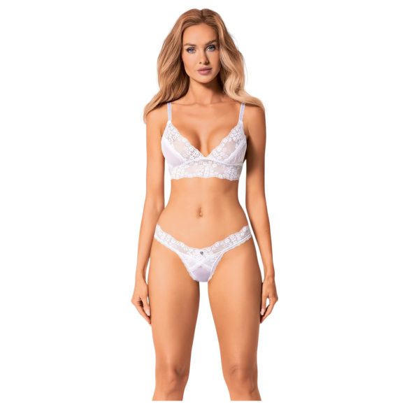 Ensemble Céleste Obsessive - ensemble soutien-gorge dentelle (blanc)