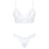 Ensemble Céleste Obsessive - ensemble soutien-gorge dentelle (blanc)