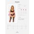 Ensemble soutien-gorge et porte-jarretelles Obsessive Chemeris (noir)