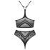 Obsessive K103 - ensemble résille ouvert et extensible (noir) - S-L