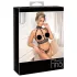 Abierta Fina - ensemble lingerie ouverte avec chaînes - noir - L