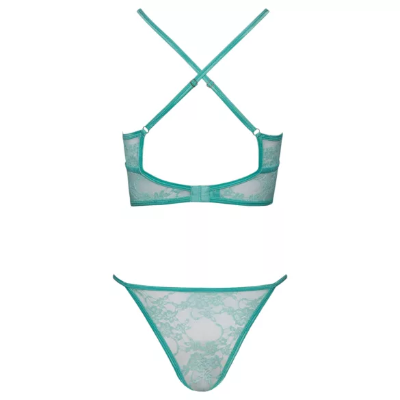 Cottelli - ensemble lingerie dentelle - vert