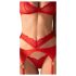 Obsessive Cupid Desir - ensemble lingerie en dentelle (rouge) - L/XL