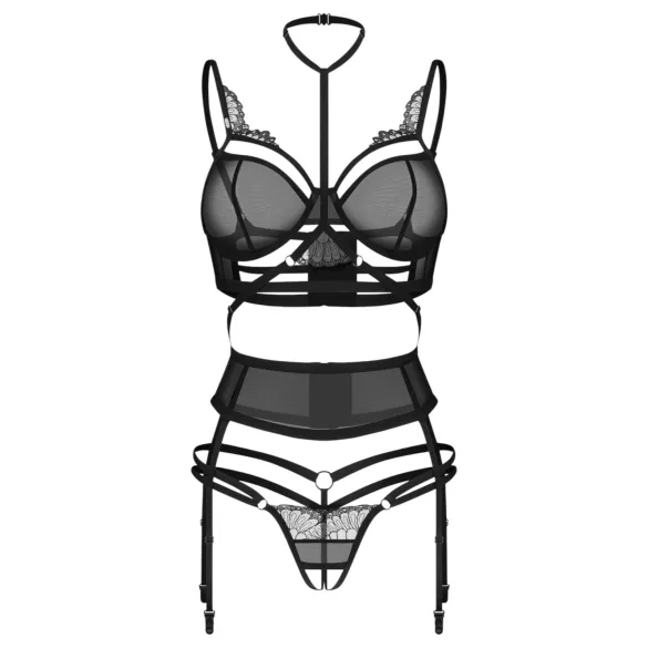 Obsessive Premisis - ensemble lingerie - noir - L/XL