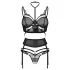Obsessive Premisis - ensemble lingerie - noir - L/XL
