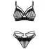 Obsessive - ensemble soutien-gorge à sangles - noir
