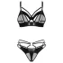 Obsessive - ensemble soutien-gorge à sangles - noir