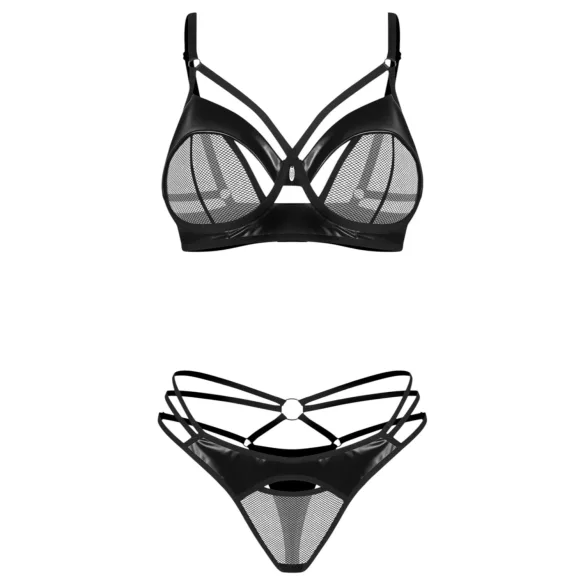 Obsessive - ensemble soutien-gorge à sangles - noir - L/XL
