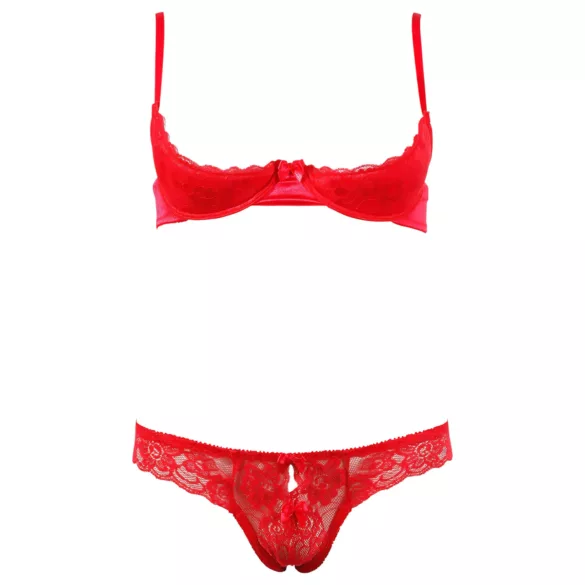 Cottelli - Soutien-gorge ouvert séduisant - ensemble lingerie - 85B/L