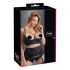 Cottelli Plus Size - soutien-gorge à bretelles et anneau (noir)
