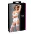 Cottelli - Ensemble blanc corset et dentelle soutien-gorge