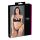 Cottelli - Porte-jarretelles à anneaux et string (noir) - 85C/L