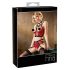 Abierta Fina - Ensemble soutien-gorge ouvert avec anneaux (rouge) - 80C/M