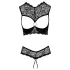 Cottelli - ensemble soutien-gorge ouvert - noir - 80B/M