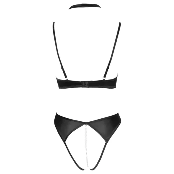Cottelli - soutien-gorge balconnet en dentelle avec tour de cou - noir - 85B/L