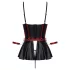 Cottelli Bondage - ensemble brillant avec menottes de bras (noir) - 80B/M