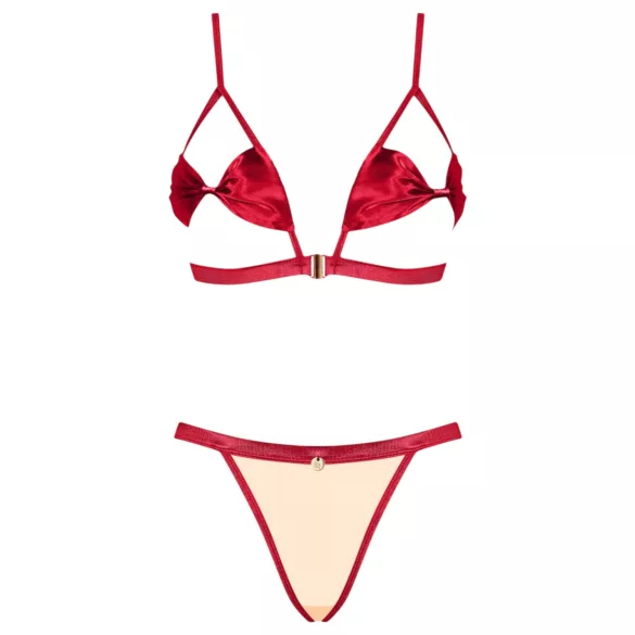 Obsessive Rubinesa - ensemble lingerie sexy - dentelle rouge
