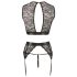 Cottelli Bondage - ensemble lingerie dentelle (4 pièces) - M