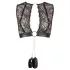 Cottelli Bondage - ensemble de lingerie en dentelle + menottes (4 pièces) - L