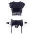 / Cottelli Bondage - ensemble de lingerie à chaînes (noir)