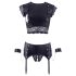 / Cottelli Bondage - ensemble de lingerie à chaînes (noir)