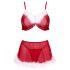 Ensemble lingerie de Noël Cottelli (rouge) - L/XL
