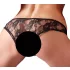 Cottelli - Culotte ouverte taille basse - noir