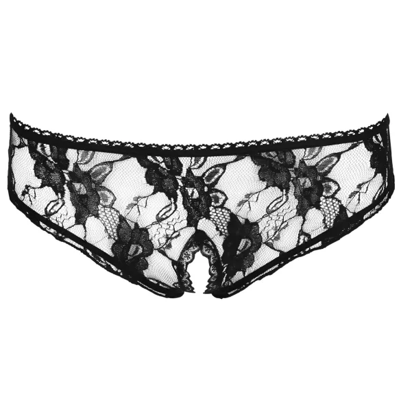 Cottelli - Culotte ouverte taille basse - noir