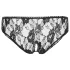 Cottelli - Culotte ouverte taille basse - noir - XL