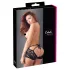 Cottelli - Culotte brésilienne en dentelle noire - lingerie sexy - M