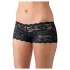 Cottelli - Culotte brésilienne en dentelle noire - lingerie sexy - XL